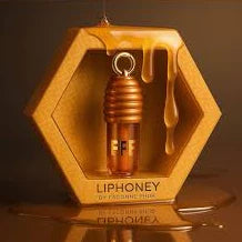LIPHONEY Gloss Labial Hidratação Prolongada na fragrancia e sabor de Mel - Chaveiro Gramour e Elegancia