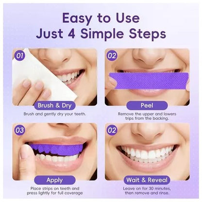 Kit Dental 7 Fitas clareadoras V34 Protege Seus Dentes