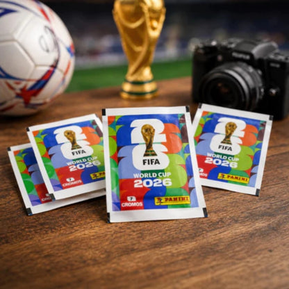 Kit Álbum Copa Do Mundo FIFA 2026 Brochura + 70 Figurinhas 10 Pacotes Colecionáveis Original