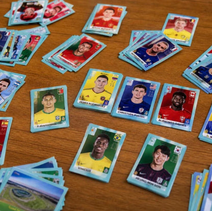 Kit Álbum Copa Do Mundo FIFA 2026 Brochura + 70 Figurinhas 10 Pacotes Colecionáveis Original