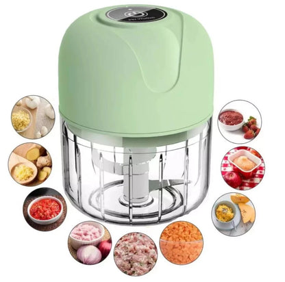 Mini Processador Triturador Sem Fio Elétrico De Alimentos Para Legumes Alho Gengibre 250ML