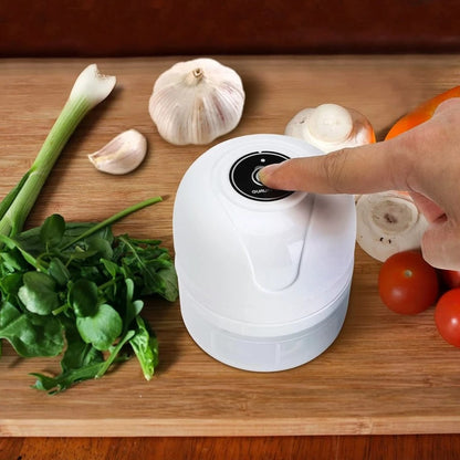Mini Processador Triturador Sem Fio Elétrico De Alimentos Para Legumes Alho Gengibre 250ML