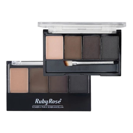 Paleta de Sombra Para Sobrancelhas Ruby Rose-- Trio de Sombras