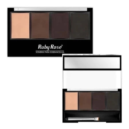 Paleta de Sombra Para Sobrancelhas Ruby Rose-- Trio de Sombras