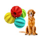 Pet Mordedor Bola Multifuncional Escova Mordedor Porta Petisco Pet Ball Boa Qualidade