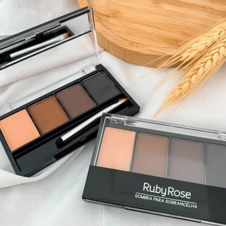 Paleta de Sombra Para Sobrancelhas Ruby Rose-- Trio de Sombras