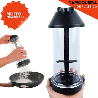 Tapioqueira Prática 2 em 1 Peneira + Armazenador de Tapioca Sem Sujeira na Cozinha - SHEFA