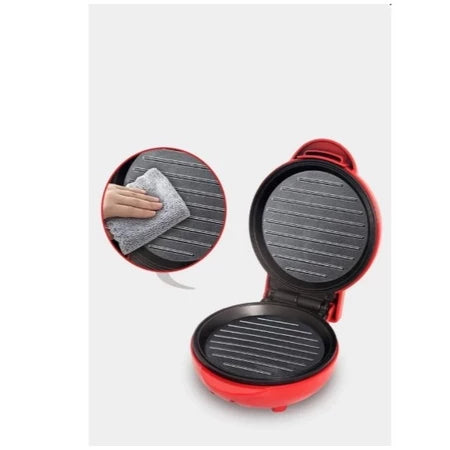 Mini Máquina de Waffles Elétrica Portátil Casa Cozinha Fazer Waffle Panquecas Automático 110V- 220V
