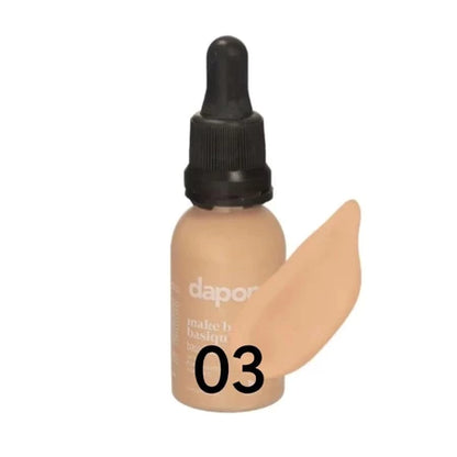 Base Fluída Make Bem Basiquinha - Dapop,Efeito aveludado,Efeito natural