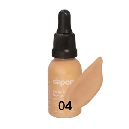 Base Fluída Make Bem Basiquinha - Dapop,Efeito aveludado,Efeito natural