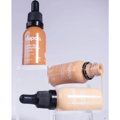 Base Fluída Make Bem Basiquinha - Dapop,Efeito aveludado,Efeito natural