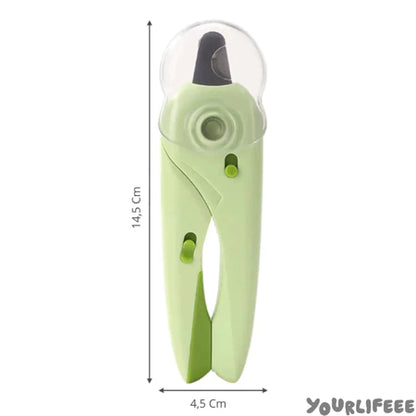 Cortador de Unhas Pet | Alicate + Lixa + Led + Tesoura | Para Cães e Gatos