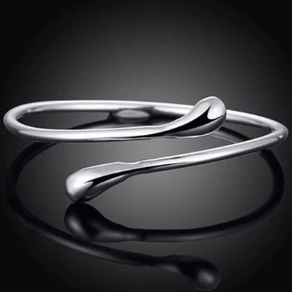 Conjunto De Joias Banhadas A Ouro Feminino Gota D'água – 4 Peças De Anel , Colar , Brincos , Pulseira , Presente Elegant