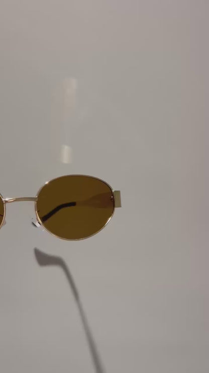 2 peças Óculos de Moda Feminina com Armação Metálica Oval e hexagonal Novos Óculos moda de Estilo vintage dia a dia Y2K