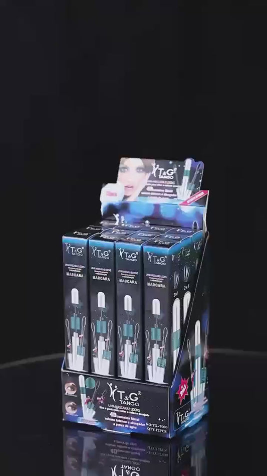 Mascara Rimel Tango 4d 2 Em 1 Alonga E Da Volume Prova D'água PA-7204