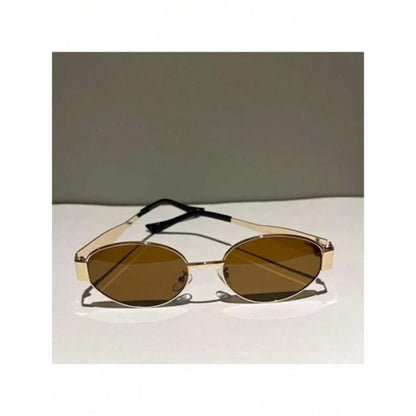 2 peças Óculos de Moda Feminina com Armação Metálica Oval e hexagonal Novos Óculos moda de Estilo vintage dia a dia Y2K